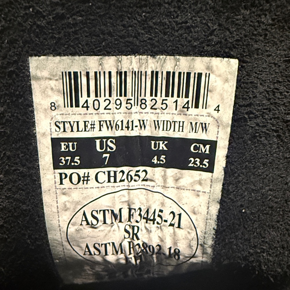 Carhartt Black Lace-Up Moc Toe Work Boots - Picture 2 of 7